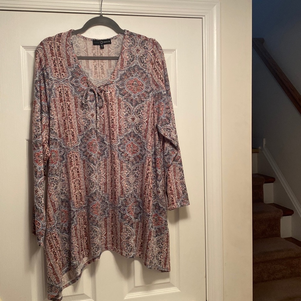 Fred & David Multi color size 2X top - Picture 1 of 2